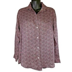 Frank & Eileen Grayson Hero Button Up Womens‎ Shirt Top Lyocell Size 02 Small